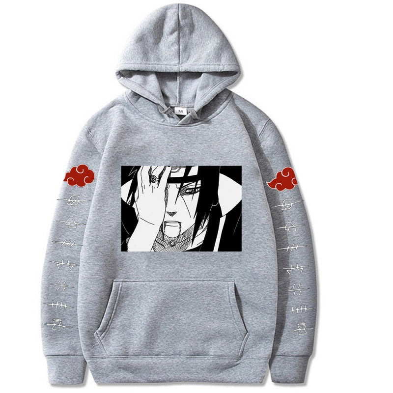 Casual Trendy Anime Print Men's Hoodie