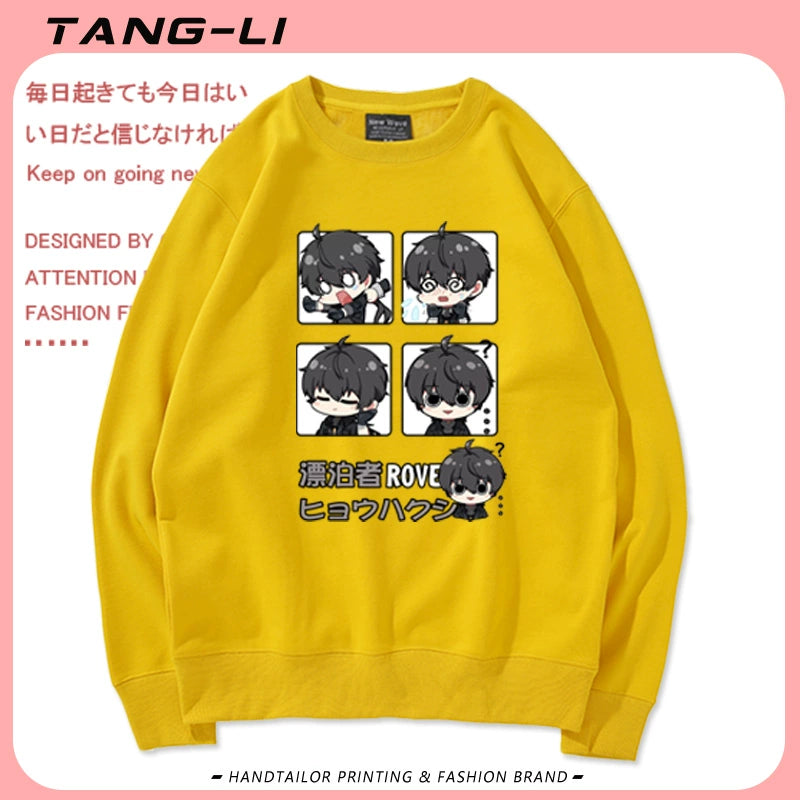 Unisex Game Pattern Crew Neck Sweatshirt