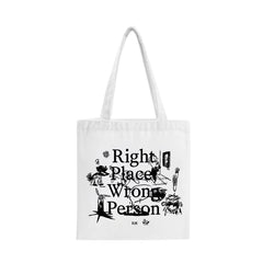 RM KPOP Logo Canvas Shoulder Bag