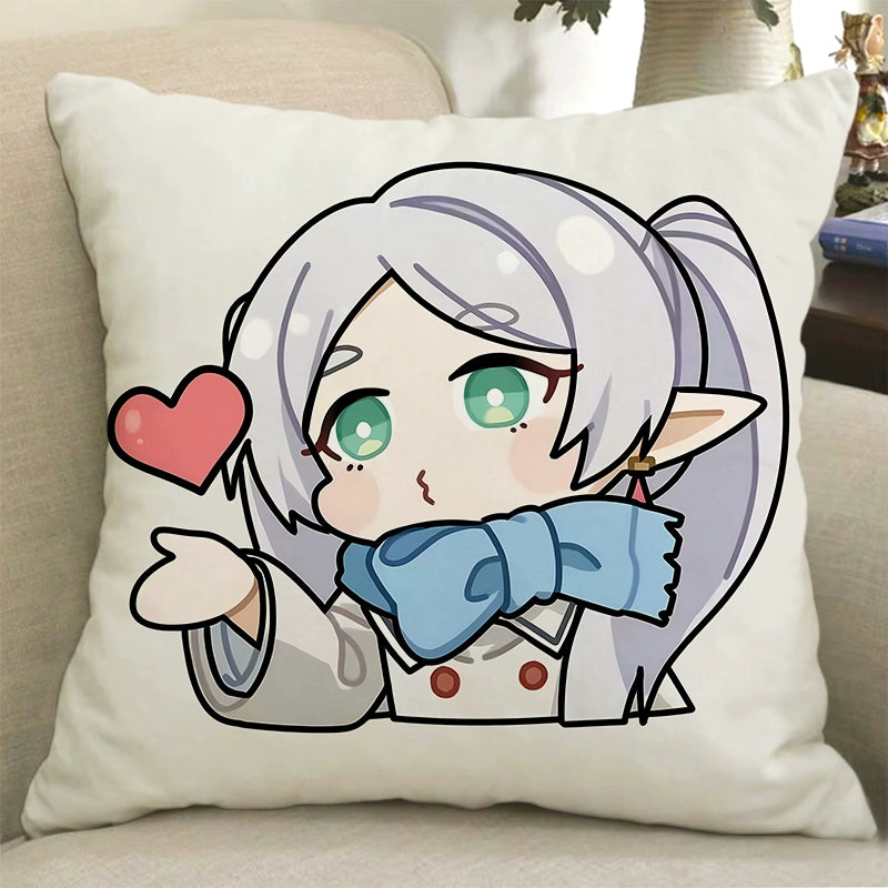 Cute Anime Throw Pillow