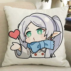 Cute Anime Throw Pillow