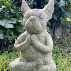 Meditating Dog Outdoor Decoration Garden Statue