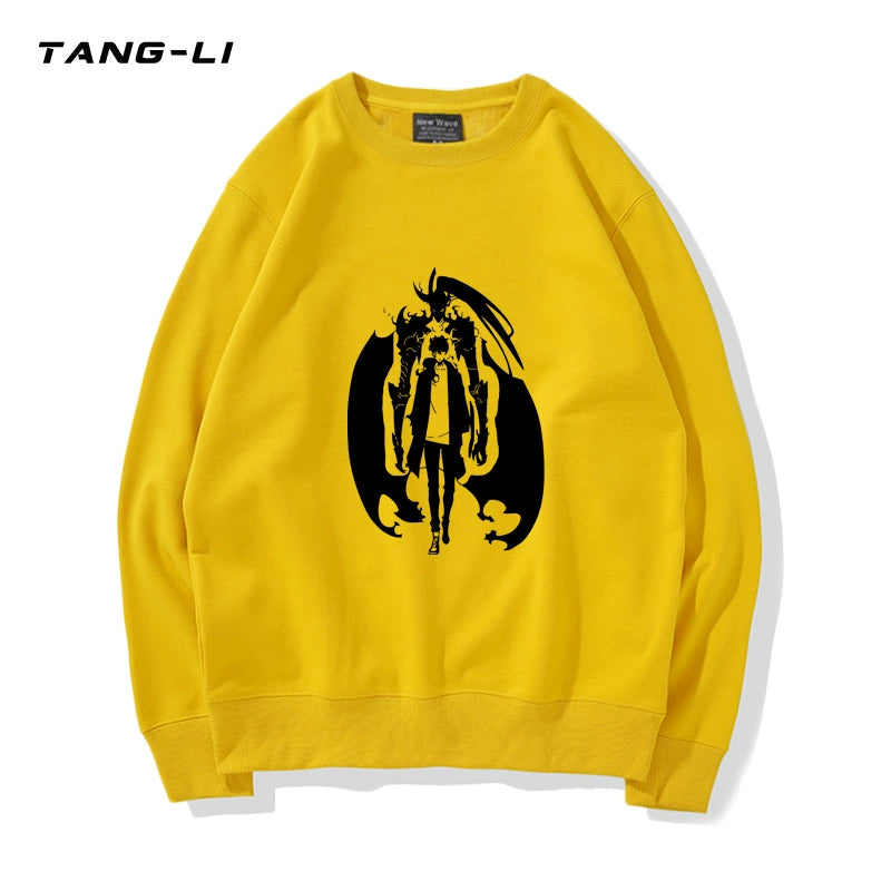 Men's Anime Logo Crew Neck Sweatshirt