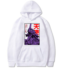 Men's Eva Anime Printed Loose Hoodie