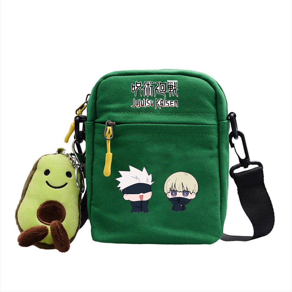 Casual Cartoon Anime Canvas Shoulder Bag