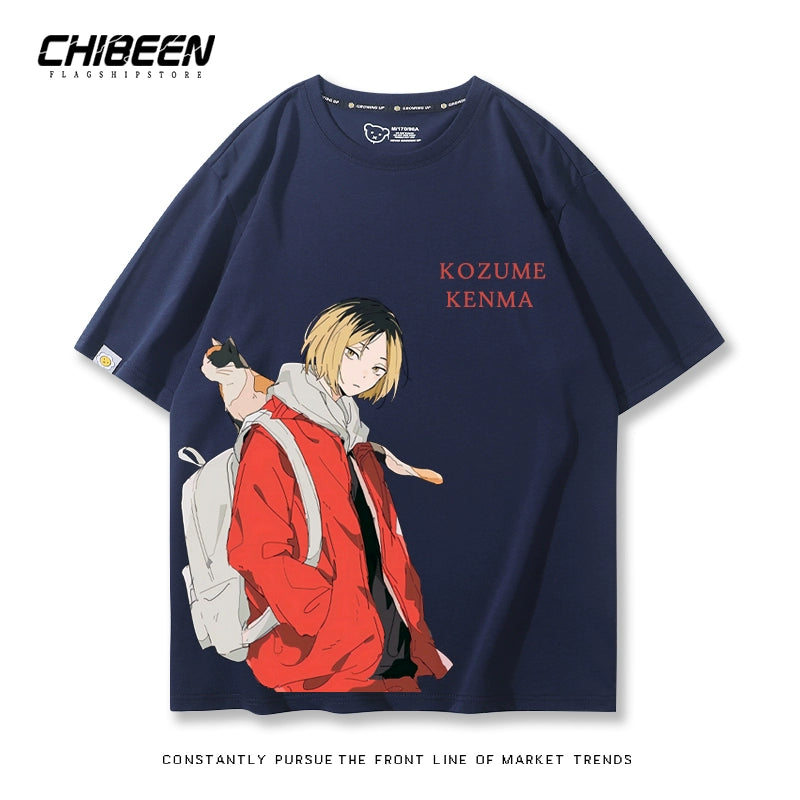 Kenma Graphic Print Short Sleeve T-Shirt