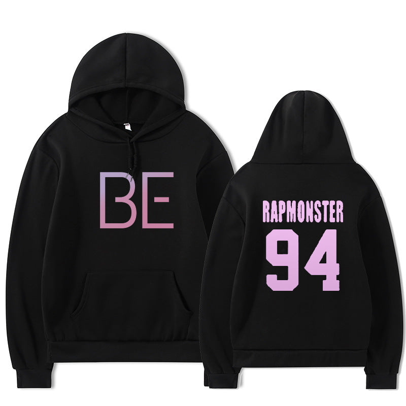 Unisex Kpop BE Printed Loose Hoodie