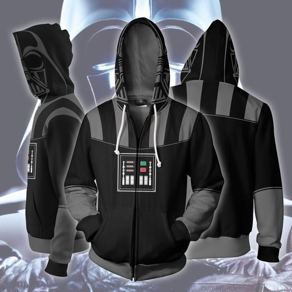 Cool Mandalorian Cosplay 3D Print Hoodie