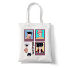 Trendy Anime Printed Canvas Shoulder Tote Bag