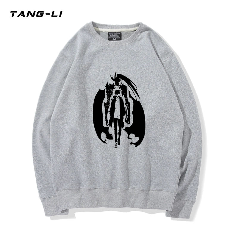 Men's Anime Logo Crew Neck Sweatshirt
