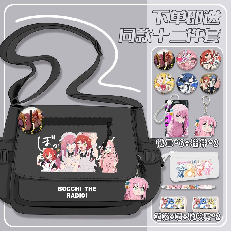 Cute Anime Crossbody Shoulder Backpack