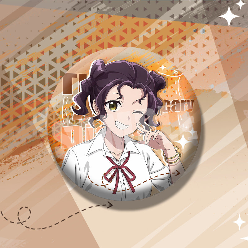 Double Flash Anime 75mm Badge
