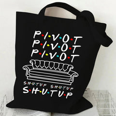 Pivot Friends We were on a break Tote Bag