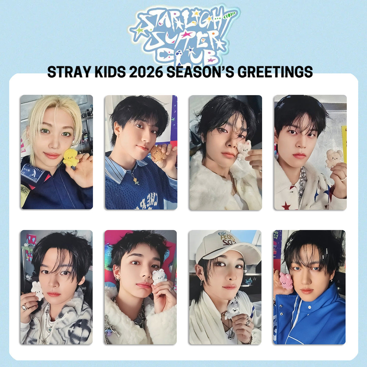 SKZ STRAIGHT SUPPER CLUB Photocard Collection