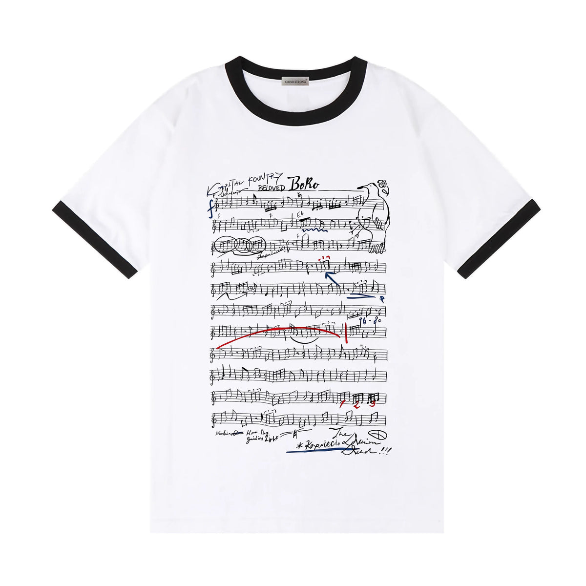 SEONGHYEON Same Color Block Short-sleeved T-shirt