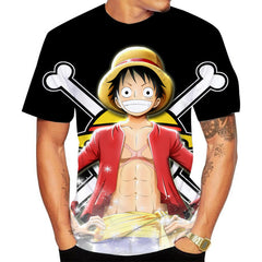 Unisex Anime 3d Printed Short Sleeve T-shirt