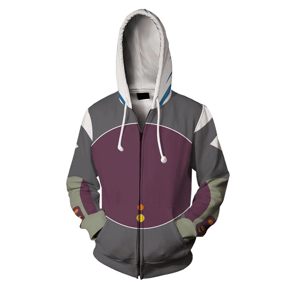 Casual Ahsoka Digital Print Loose Hoodie