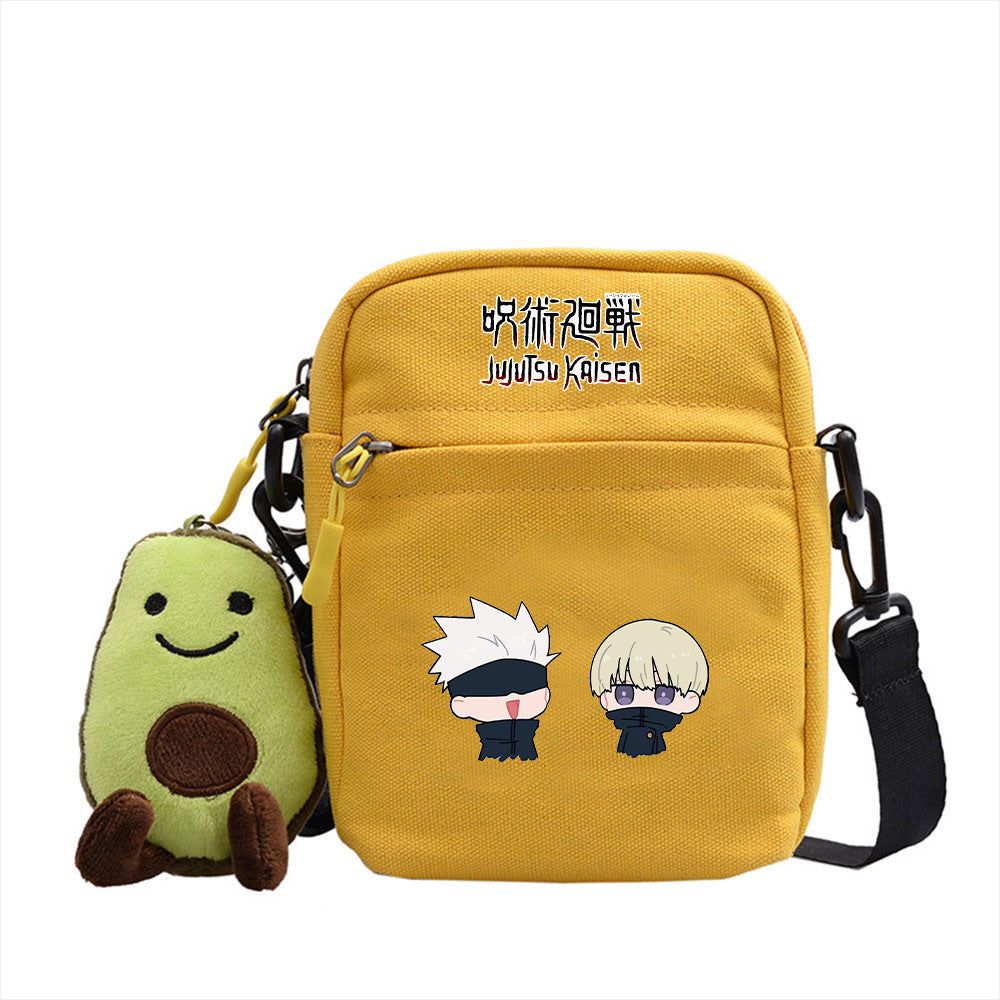 Casual Cartoon Anime Canvas Shoulder Bag