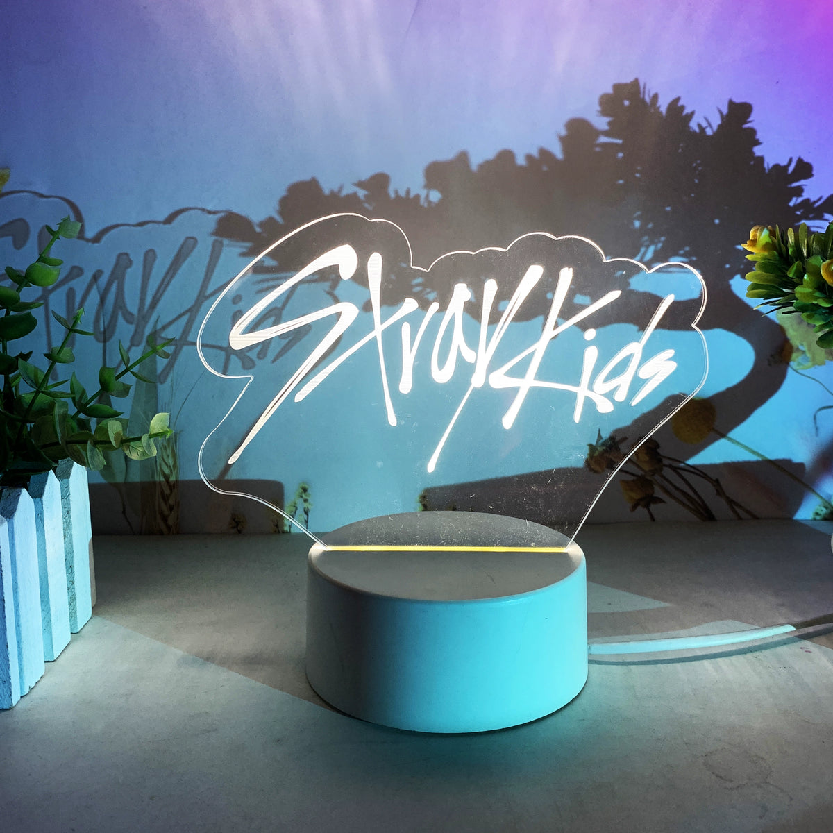 Creative Kpop Logo Night Light