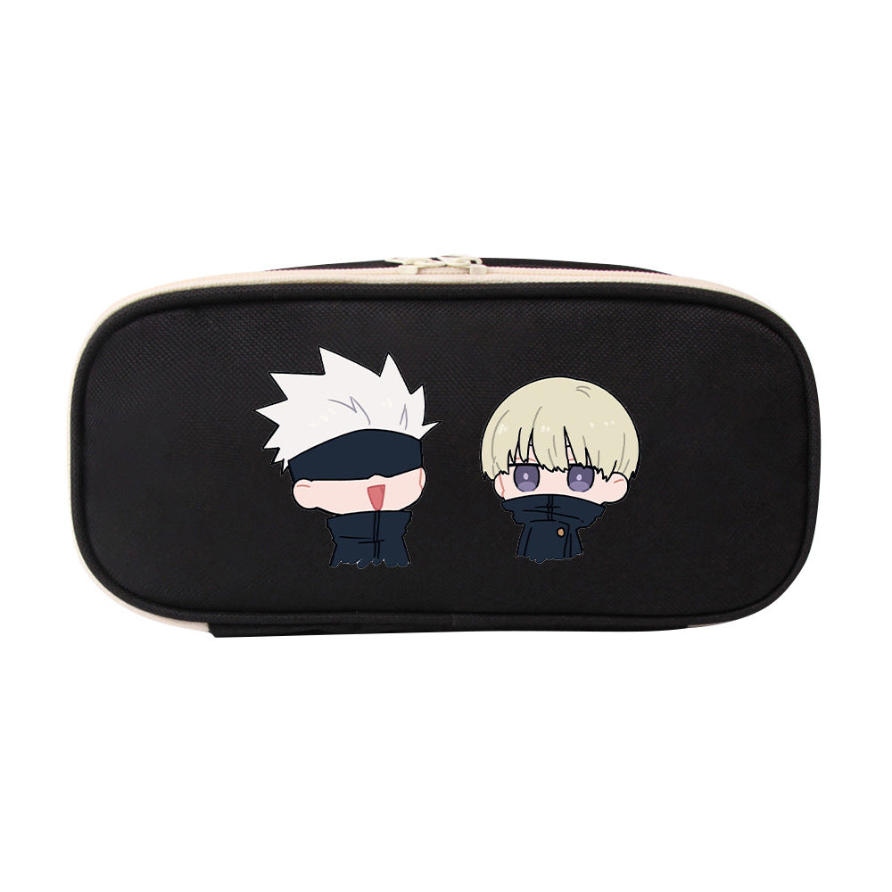 Trendy Anime Stationery Zipper Pencil Case