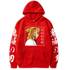 Unisex Anime Graphic Print Loose Hoodie