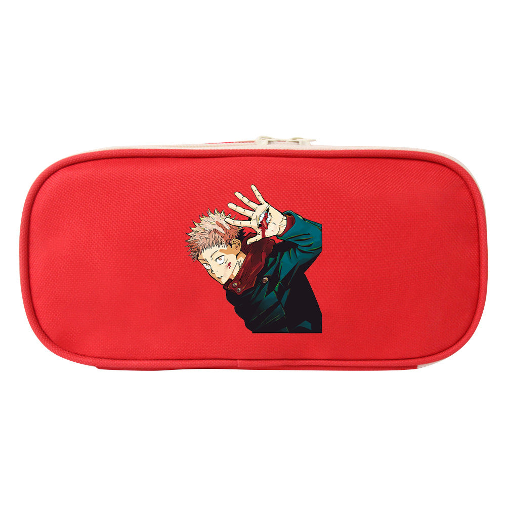 Trendy Anime Stationery Zipper Pencil Case