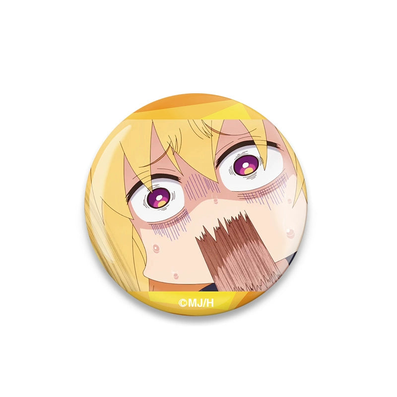 Funny Anime Emoji Badge