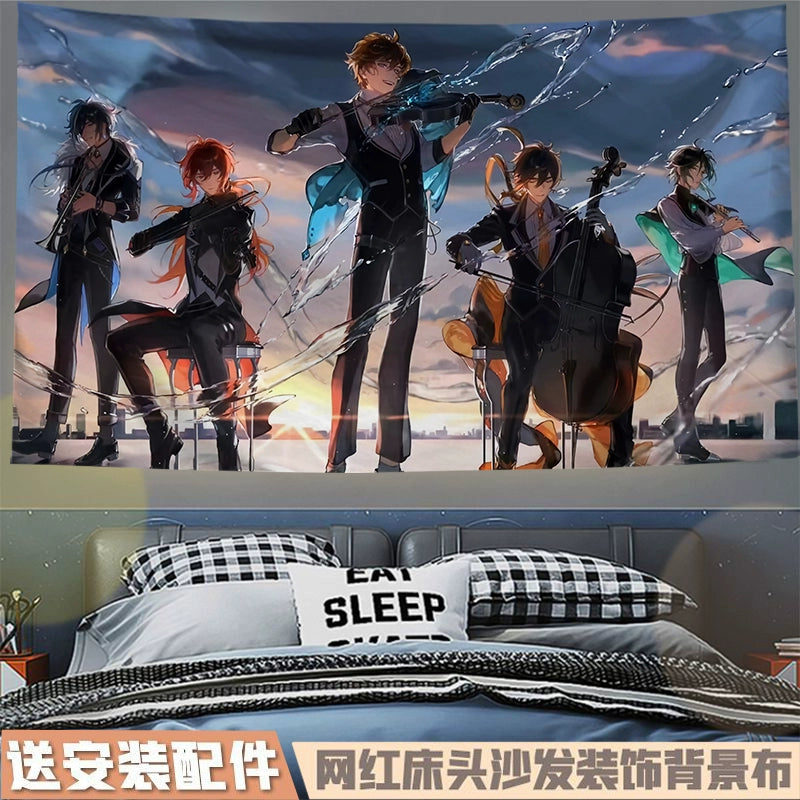 Game Family Photo Hanging Tapestry Decoration