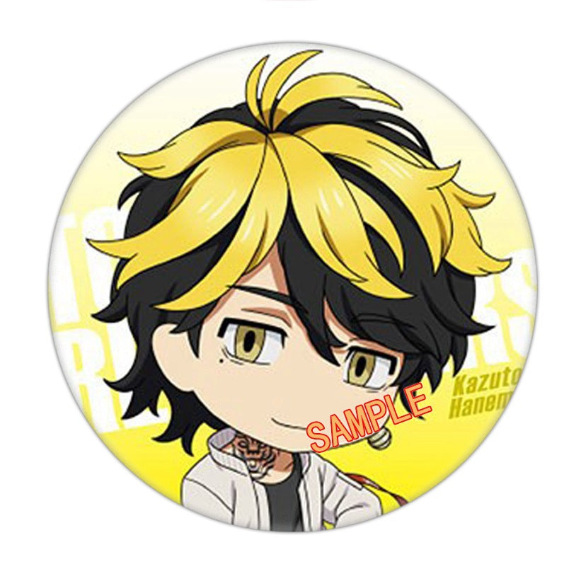 Cute Anime Round Badge