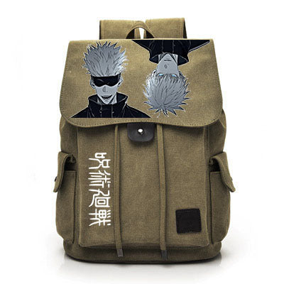 Retro Anime Canvas Schoolbag Backpack