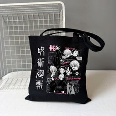 Casual Anime Printed Canvas Shoulder Bag