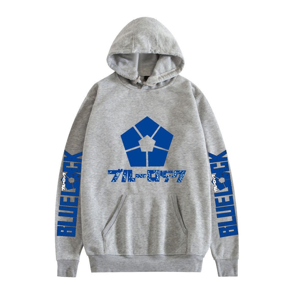 Casual Anime Graphic Printed Pullover Hoodie