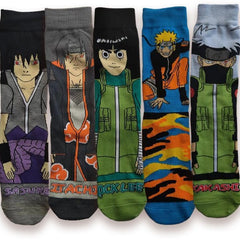 Men's Casual Anime Cotton Socks