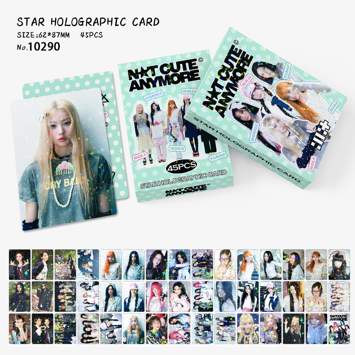 45PCS NOT CUTE ANYMORE Photocard