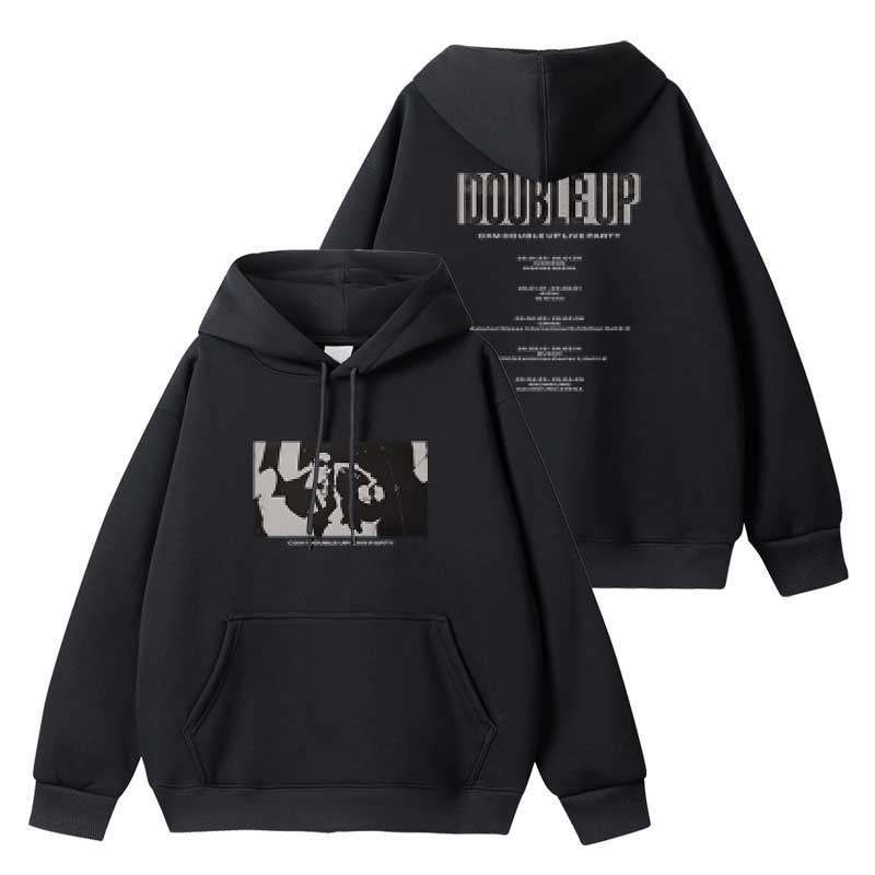 CxM DoubleUp Logo Print Hoodie Jacket