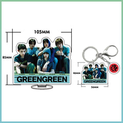 CORTIS GREENGREEN Desktop Ornament Keychain