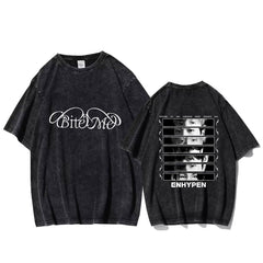 Vintage KPOP Poster Washed T-shirt