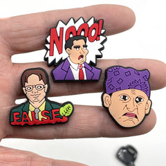 The Office Croc Charms