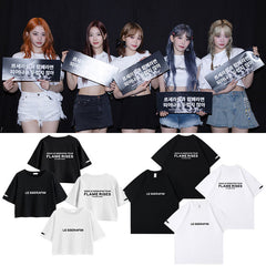 KPOP FlameRises Printed Short-sleeved T-shirt