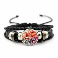 TV Gemstone Leather Bracelet