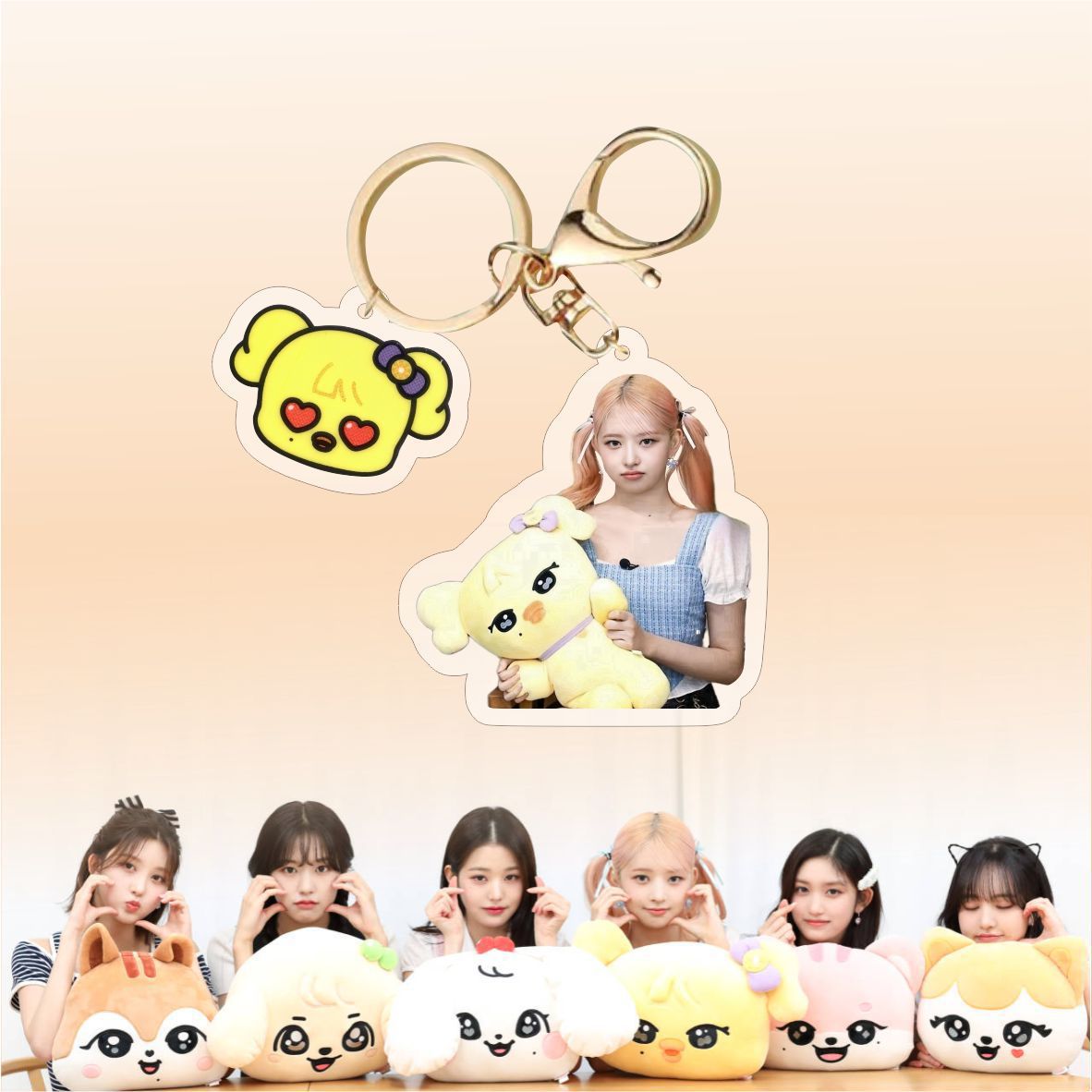 Girl Group Acrylic Keychain Bag Pendant