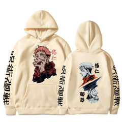 Trendy Anime Printed Loose Casual Hoodie