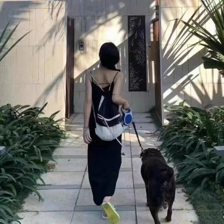 Casual Black and White Backpack
