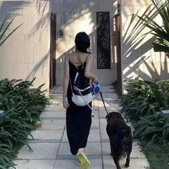Casual Black and White Backpack