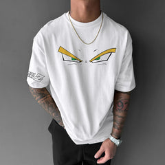 Unisex Casual Anime Print Short Sleeve T-Shirt