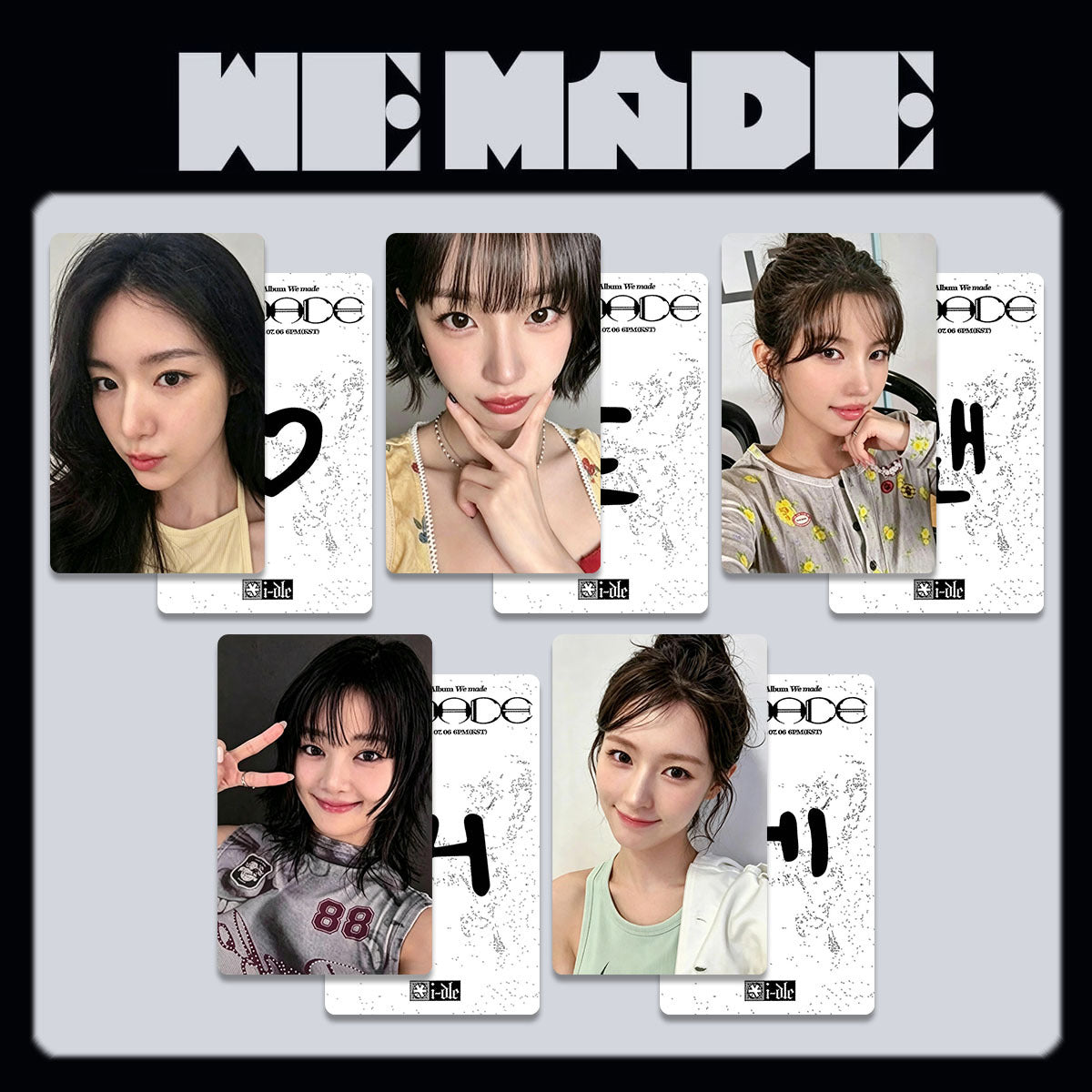 IDLE WE MADE K4 Bonus Photocard