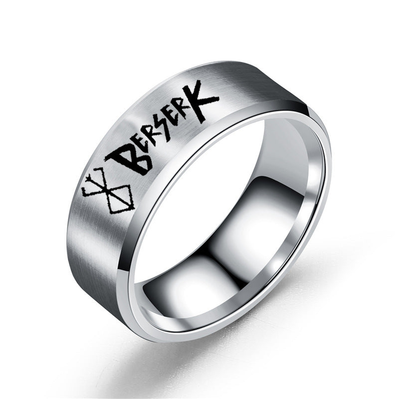 Cool Anime Logo Laser Ring