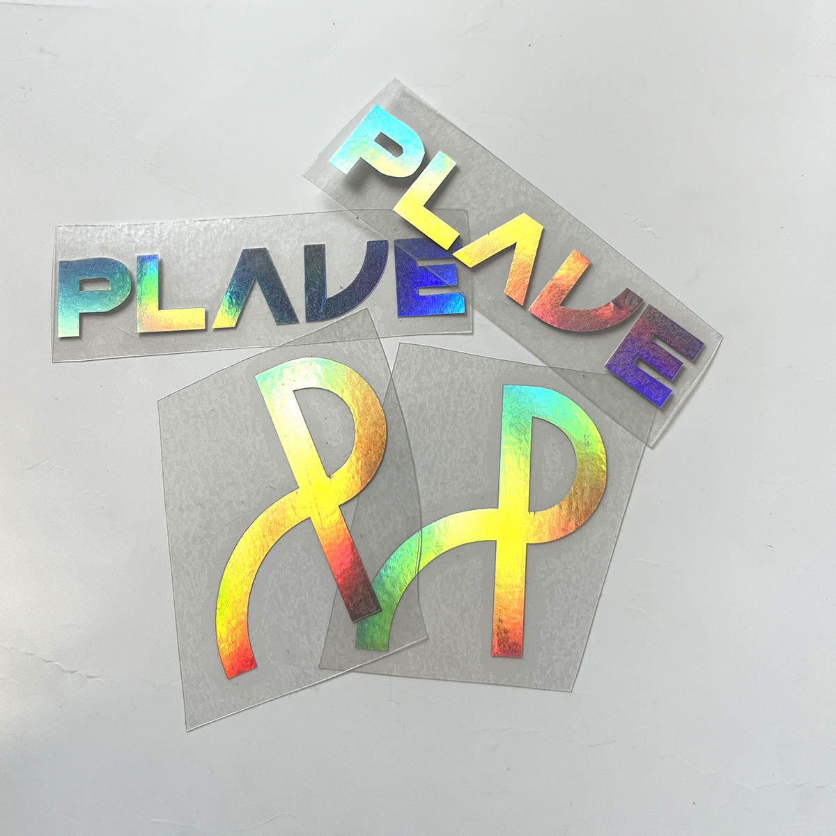 KPOP Logo Laser Colorful Stickers