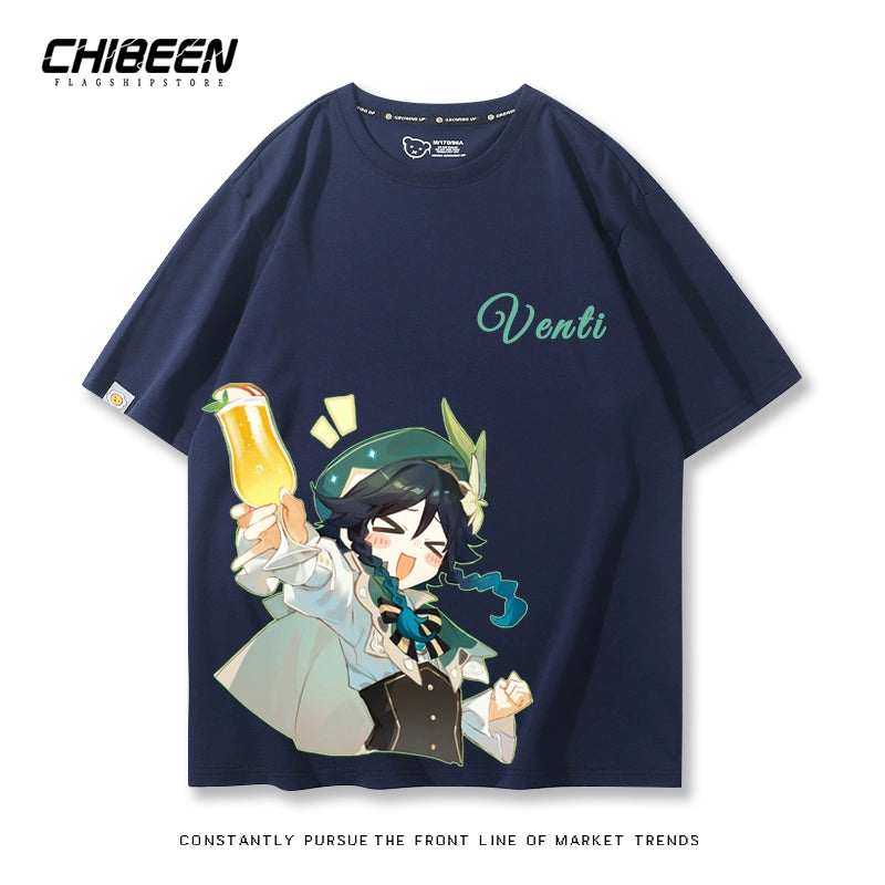 Game Venti Barbatos Short-sleeved T-shirt