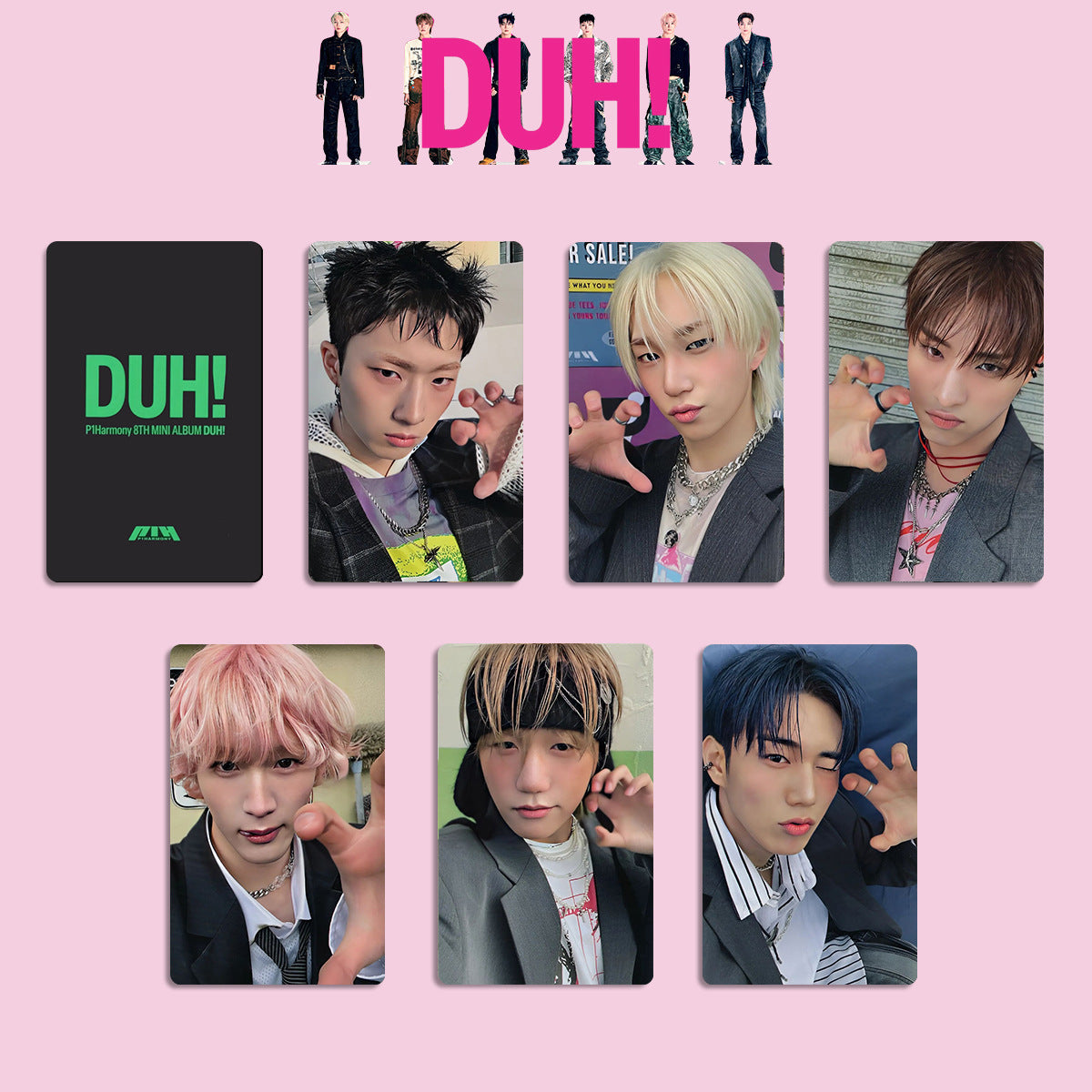 KPOP Album DUH Bonus Photocards